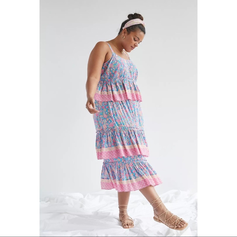 Anthropologie Plenty By Tracy Reese Meadow Tiered skirt NWT SZ XL, 1X, 2X